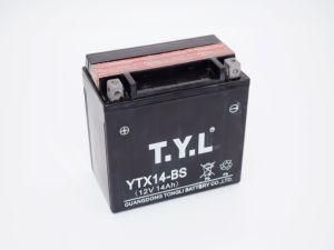 12n14 Dry Charged Battery Acid Battery Motorcycle Battery