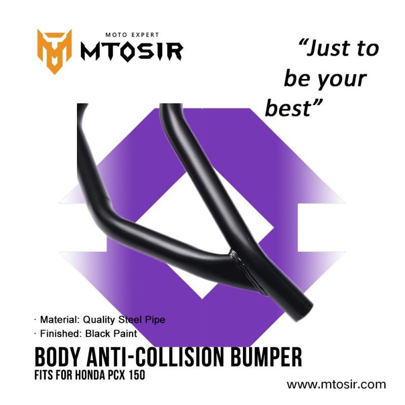 Mtosir Anti-Collision Bumper Honda Pcx 150 High Quality Motorcycle Body Motorcycle Spare Parts Frame Parts