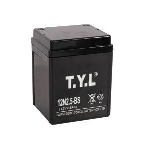 12V2.5ah Bj100 Black Motorcycle Battery