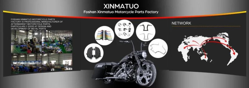 Xf2906236-B Black Detachable Sissy Bar Backrest Pad for Harley Touring Road King 2009-2020