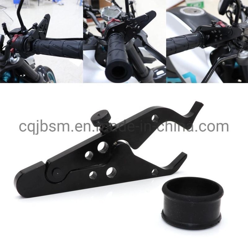 Cqjb High Quality Universal Motorcycle CNC Aluminum Cruise Control Throttle Clip Auxiliary Retainer Motorcycle Oil Lock
