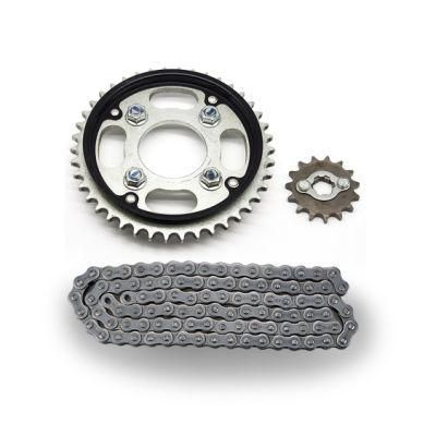 Motorcycle Engine Spare Parts 45#Steel Chain Sprocket Kit for Bajaj