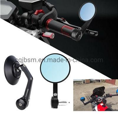 Cqjb Motorcycle Engine Spare Parts Circle Angle Universal Side Mirrors