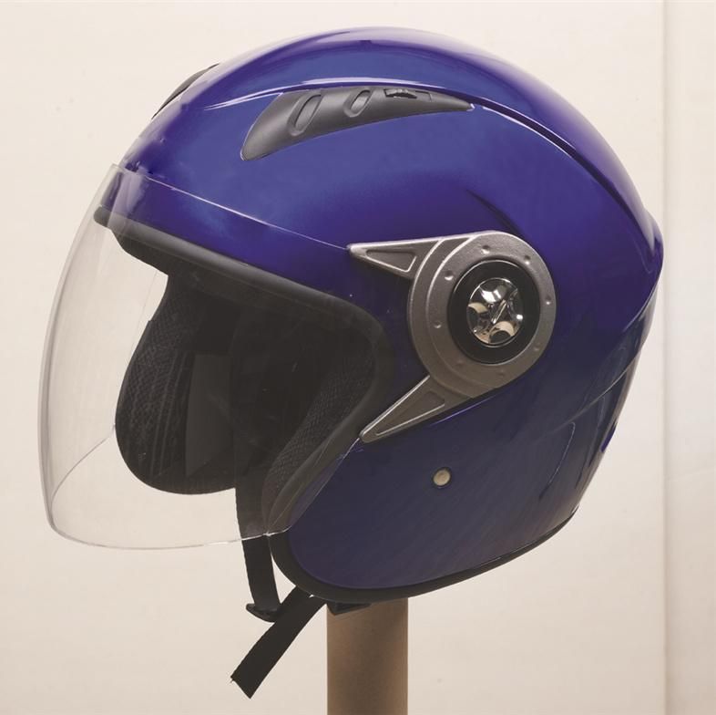 Cheap ABS Material Single Visor Half Face Motorbike Helmet