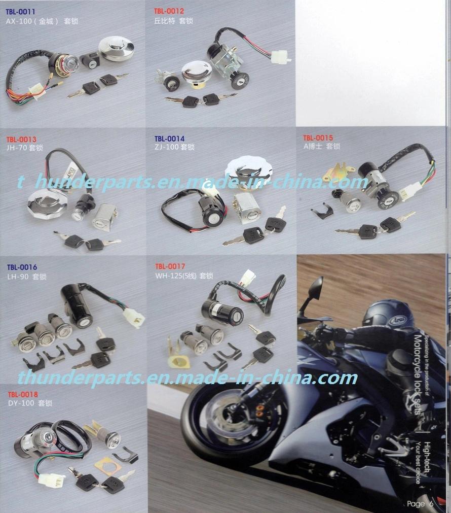 Motorcycle Ignition Switch/Llave Ignicion/Switch De Arranque/Chapa Contacto Scooter, Haojue, Bajaj, Tvs, Honda, YAMAHA, Suzuki