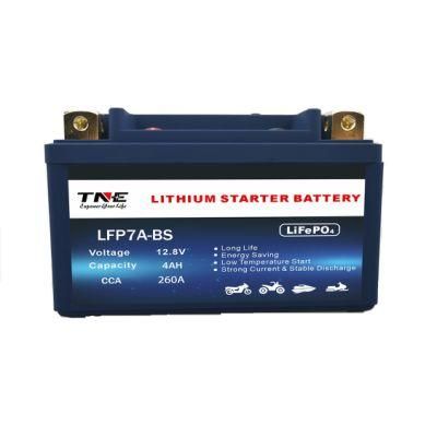12V 4ah 260A LiFePO4 Lithium Ion Motorcycle Battery Pack with BMS