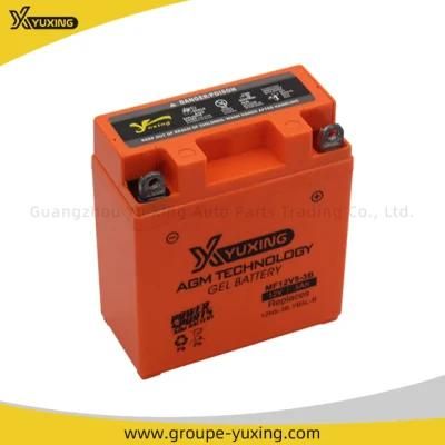 Factory Motorcycle Spare Parts Maintenance-Free Mf12V5-3b 12V5ah Motorcycle Battery for Motorbike