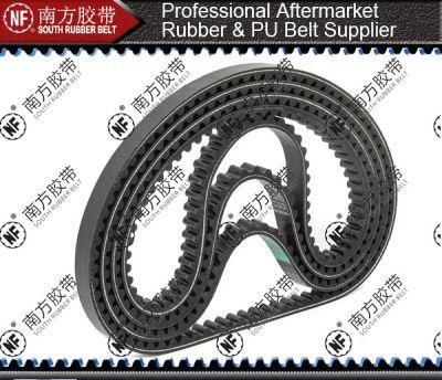 Scooter Power Motorcycle Automotive Parts Tangential Wrapped Banded Auto Transmission Synchronous Tooth Drive Ribbed Timing Poly V Belt