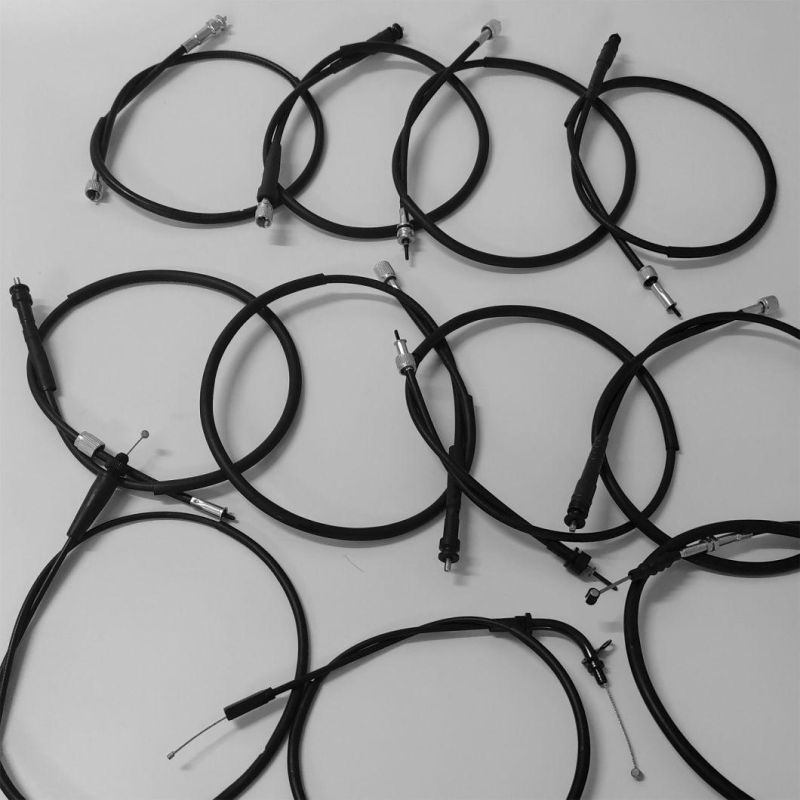 Motorcycle Spare Parts Accessories Morex Genuine Control Cables for Cg-125 Clutch Brake Throttle Speedometer