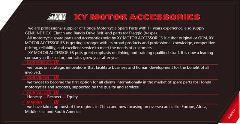Original Motorcycle Parts Cam Chain Guide for Honda Activa S K69 Vision 125 Elite 125 14610-K69-600