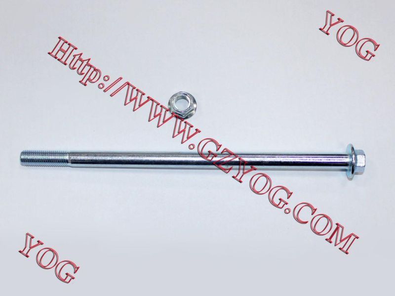 Yog Motorcycle Spare Part Rear Wheel Axle for Tvs Star (10X220) Bajaj Boxer (10X240) Tvs Star Hlx125 (12X218)