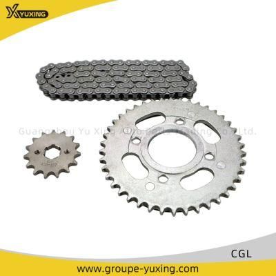Motorcycle Spare Part Sprocket and Chain Kit Motorcycle Parts for Cgl