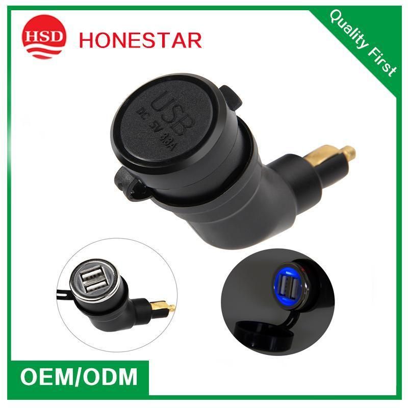 Motorcycle BMW Dual USB Charger DIN Socket