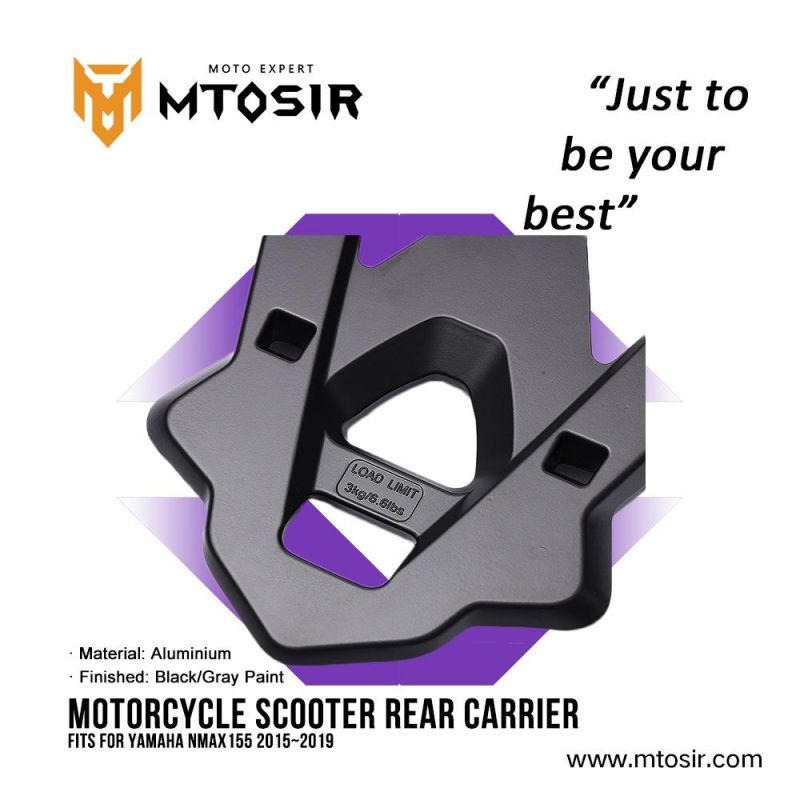 Mtosir High Quality Rear Carrier Motorcycle Scooter Fits for YAMAHA Nmax155 15-19 Motorcycle Spare Parts Motorcycle Accessories