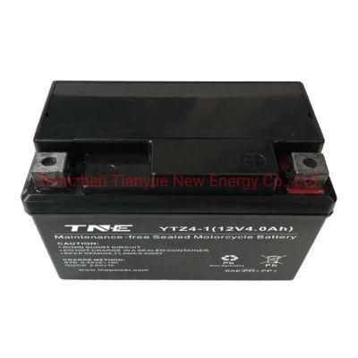 12V 4ah Lead Acid VRLA AGM Power Sports Motorcycle Battery