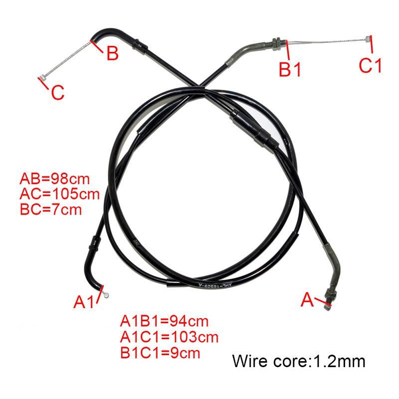 Motorcycle Safety Accessories Throttle Cable for Suzuki Djebel 250 Drz250