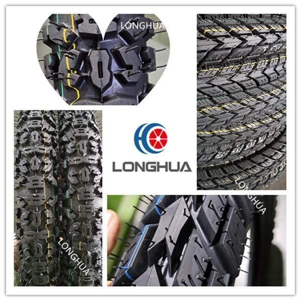 Chinese Factory 6pr Natural Rubber Motorcycle Vacuum Tire (100/80-17; 2.25-17; 2.50-17)