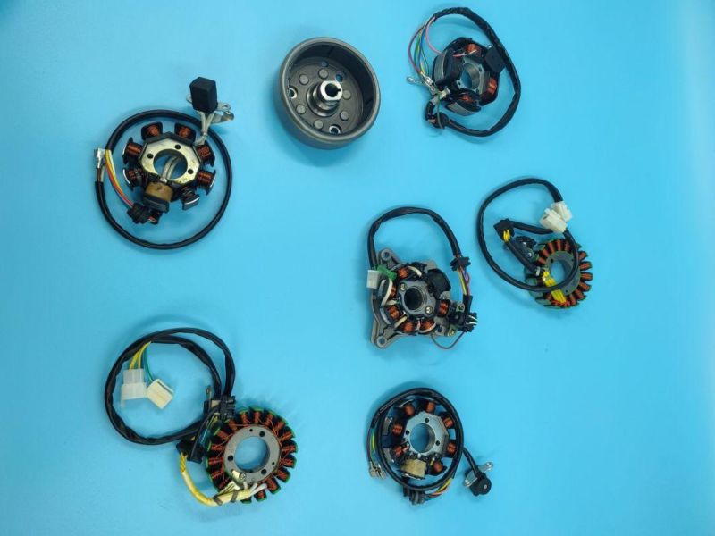 Motorcycle Spare Parts Accessories Morex Genuine Coil Stator & Rotor Magneto Lf100 Original Suzuki YAMAHA Bajaj Vespa