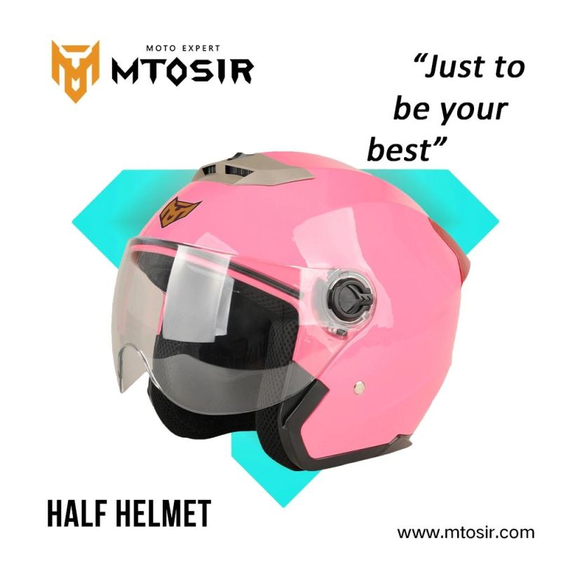 Mtosir High Quality Helmet Motorcycle Scooter Dirt Bike Bicycle Safety Summer Half Face Season Sunshade Helmet with Different Covers