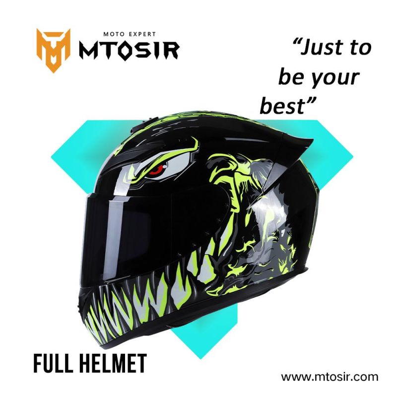 Mtosir Motorcycle Helmet Universal Motocross off-Road Dirt Bike Full Face Helmet Motorcycle Protective Helmet