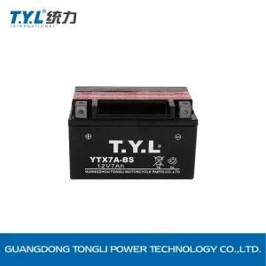 Ytx7a-BS 12V7ah Dry Charged Mf Motorcycle Battery with OEM Available Factory Price