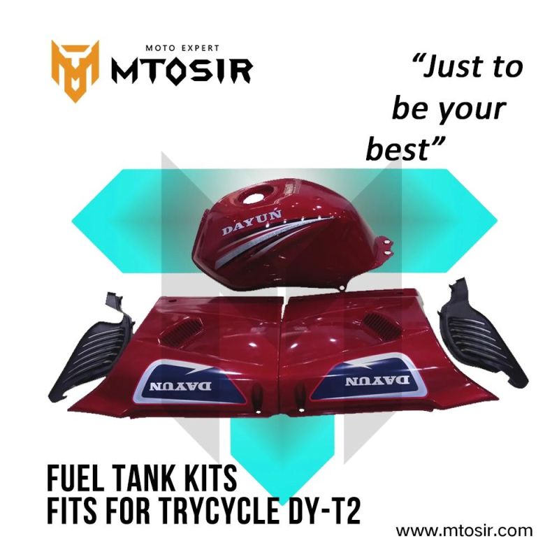 Mtosir Motorcycle Fuel Tank Kits Trycycle Rock Motorcycle Side Cover Spare Parts Motorcycle Plastic Body Parts Fuel Tank Kits