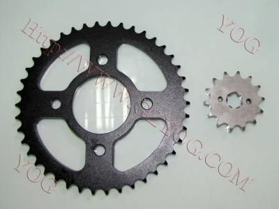 Motorcycle Spare Parts Front Rear Sprocket Sets Bajaj Bm125 Bm150 Boxer