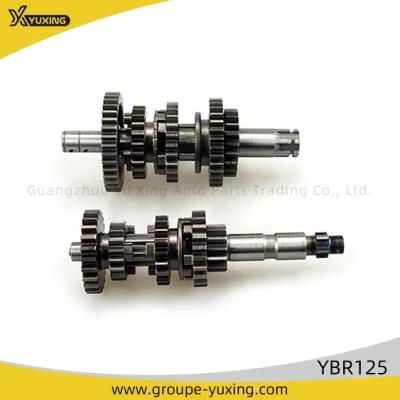 Motorcycle Transmission Gear Spare Parts Motorcycle Engine Transmission Main &amp; Counter Shaft Gear for Ybr125