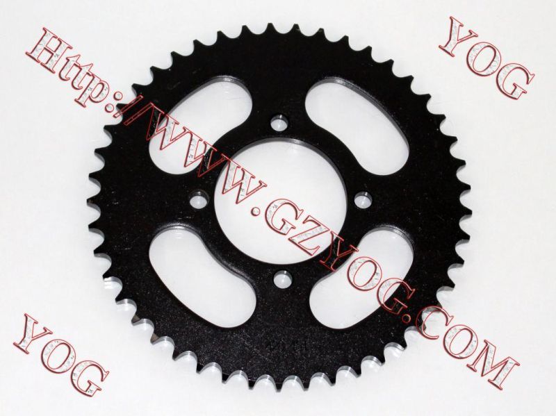 Yog Motorcycle Parts Rear Chain Sprocket for Cg125 Gn125 GS125