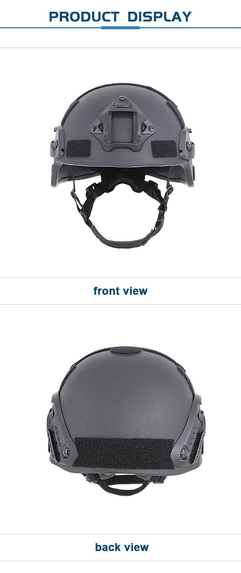 Double Safe Military Ballistic Level 3 Army Bulletproof Helmet