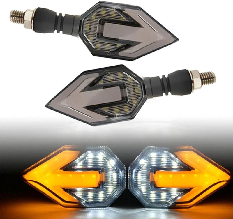 Moto LED Fog Light Turn Signals Light LED Light Motorcycle for Harley Davidson 250cc 400cc