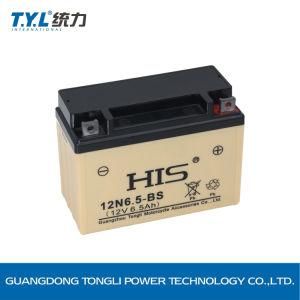 12n6.5-BS 12V6.5ah Cearm Color Maintenance Free Lead Acid Motorcycle Battery