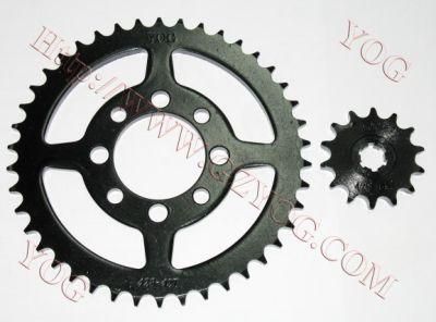 Motorcycle Part Transmission Kit Sprocket Set for Honda YAMAHA Suzuki Tvsstar Gxt200 Gn125f