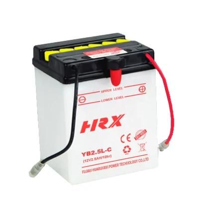 12V2.5ah Motorcycle Dry Charge Battery