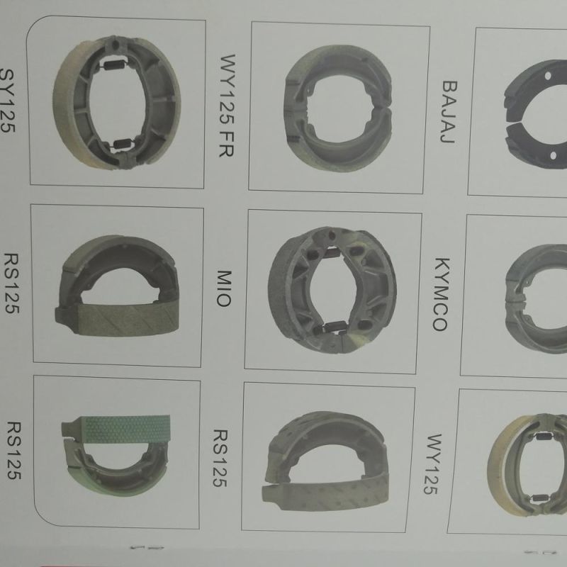 High Quality Motorcycle Brake Shoe Spare Parts for Cg125