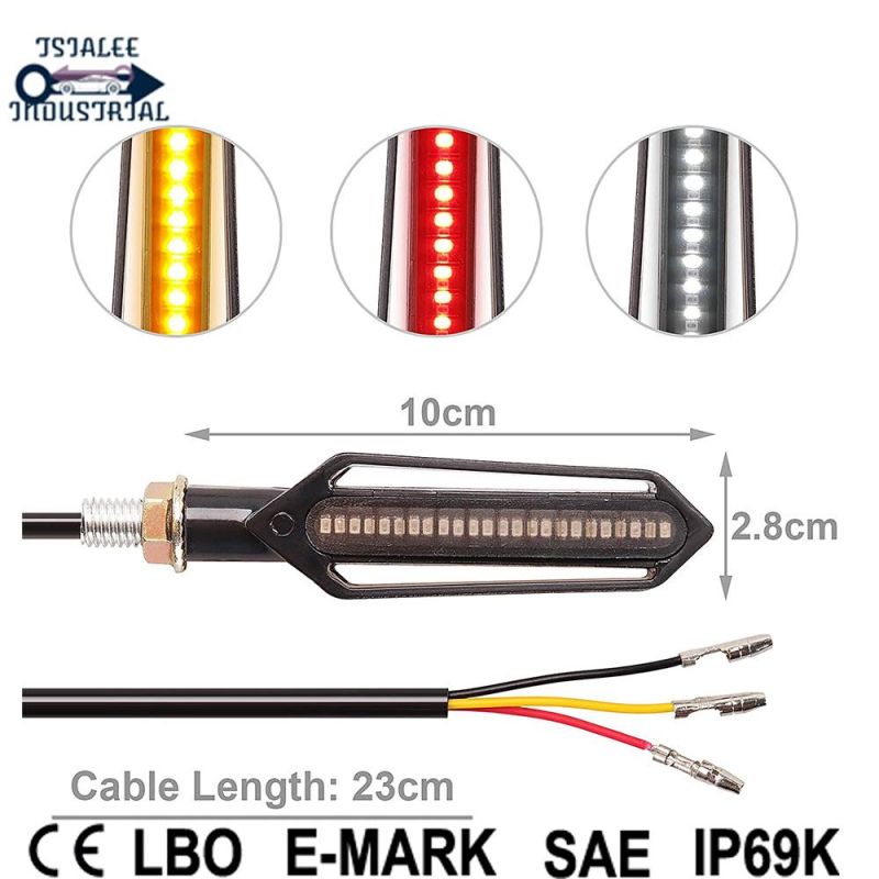 Factory Hot Sell Hollow LED Indicator Lights Turn Signal Lamp for Motorbike/Scooter Motorcycle Mirror Turn Signals