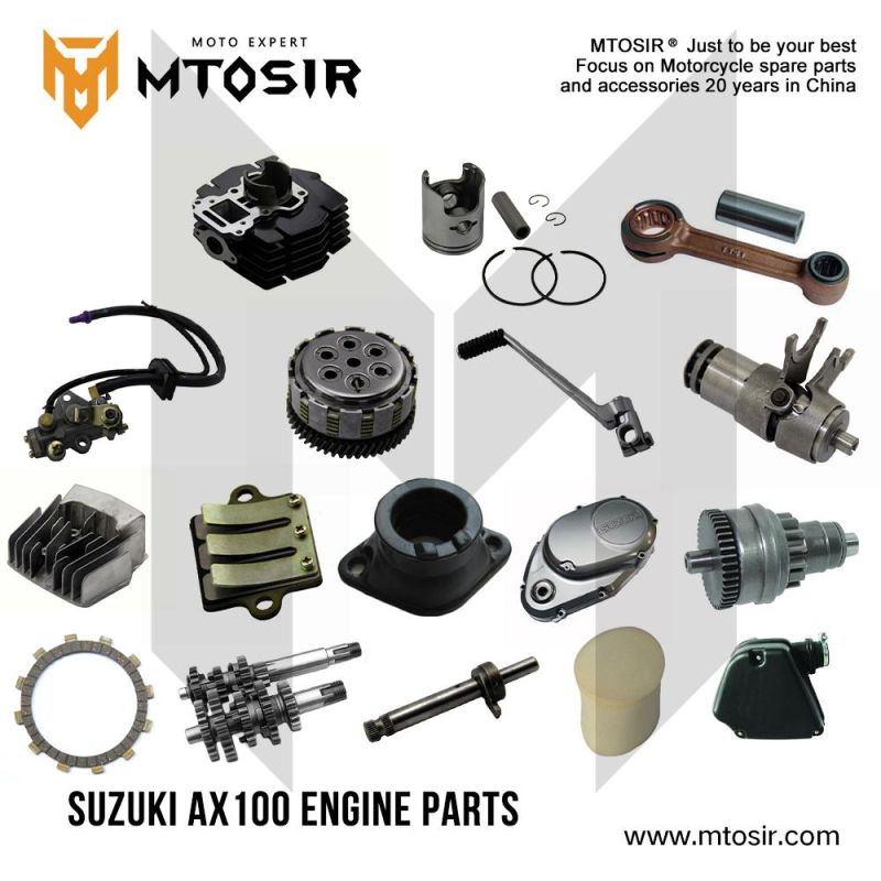 Mtosir Motorcycle Parts High Quality Kick Starter Suzuki Ax100 Motorcycle Spare Parts Engine Parts