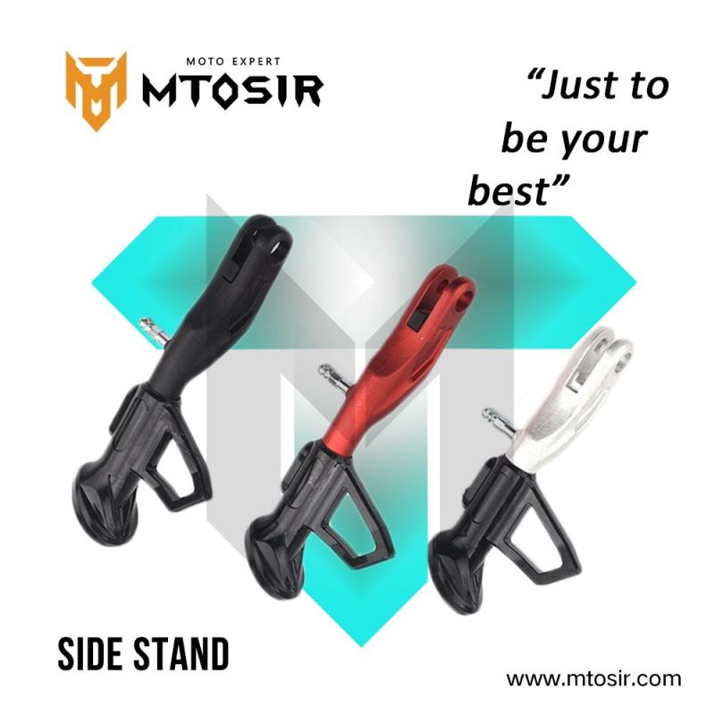 Mtosir Motorcycle Aluminium Side Stand Colors Available High Quality Professional Spare Parts Chassis Frame Side Stand