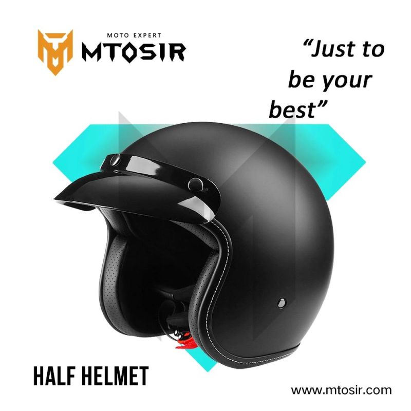 Mtosir High Quality Half Face Helmet Universal Motorcycle Scooter Dirt Bike Bicycle Safety Sunshade Half Helmet