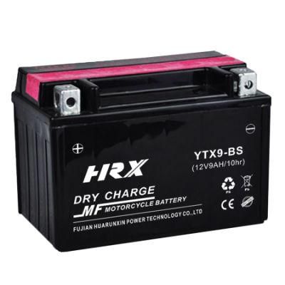 Ytx9l-BS Gel Mf Maintenance Free Factory Activated Power Sports High Performance Rechargeable Lead Acid Motorcycle Battery