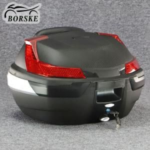 Custom Motorcycle Tail Boxes 48L PP Backrest Motorcycle Trunk for Honda