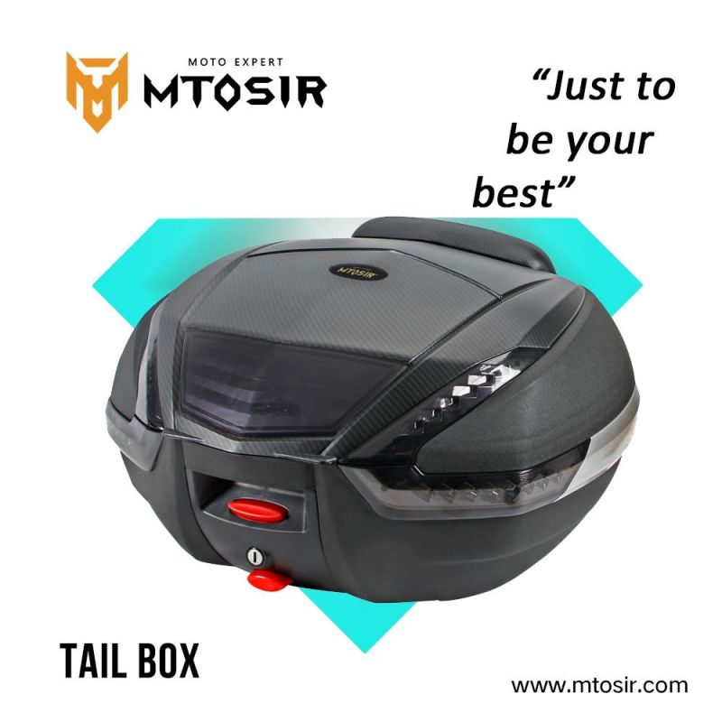 Mtosir High Quality Universal Motorcycle/Scooter Tail Box Helmets Box Luggage Box Rear Box Plastic Motorcycle Accessories Case Box