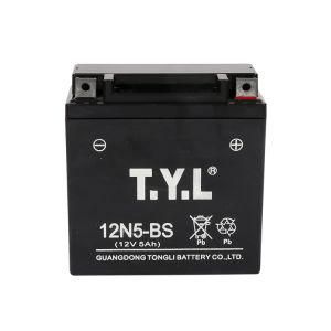 12V 5ah Hot Selling Maintenace Free Motorcycle Battery