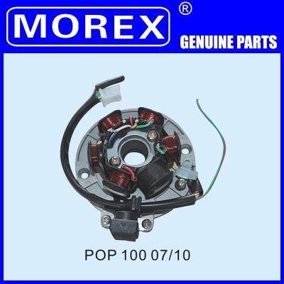 Motorcycle Spare Parts Accessories Morex Genuine Coil Stator &amp; Rotor Magneto Pop100 Original Suzuki YAMAHA Bajaj Vespa