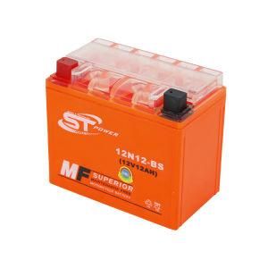 Permanently Sealed Ytx12-BS 12V 12ah Ideal Battery for Motorcycle Scooter Snowmobile Mowers