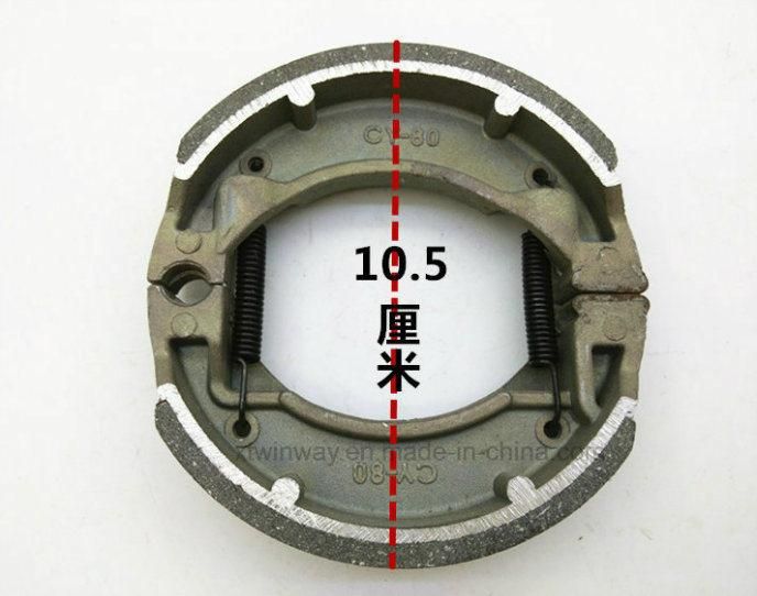 Ww-1033 Cy 80 Non-Asbestos Motorcycle Shoe Brake Motorcycle Parts