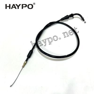 Motorcycle Parts Throttle Cable for Haojue Hj150-6 / 58300h12900h000