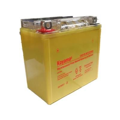 Koyama 12V 9ah Maintenance-Free Sealed Motorcycle Battery 12n9-BS-Mf