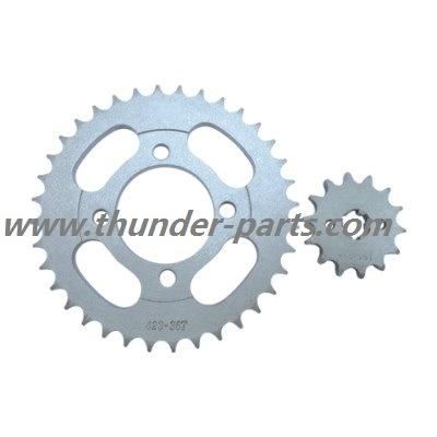 Motorcycle Chain Sprocket/Wheel Set/Kit/Catalina/Corona/Pinon/Moto Repuestos Dy100