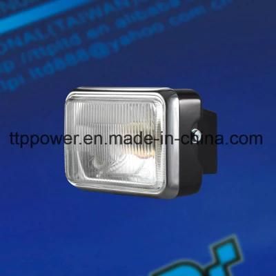 Xf125 Motorcycle Spare Parts Iron Motorcycle Headlight, 12V35/35W Headlamp with 8*18flange